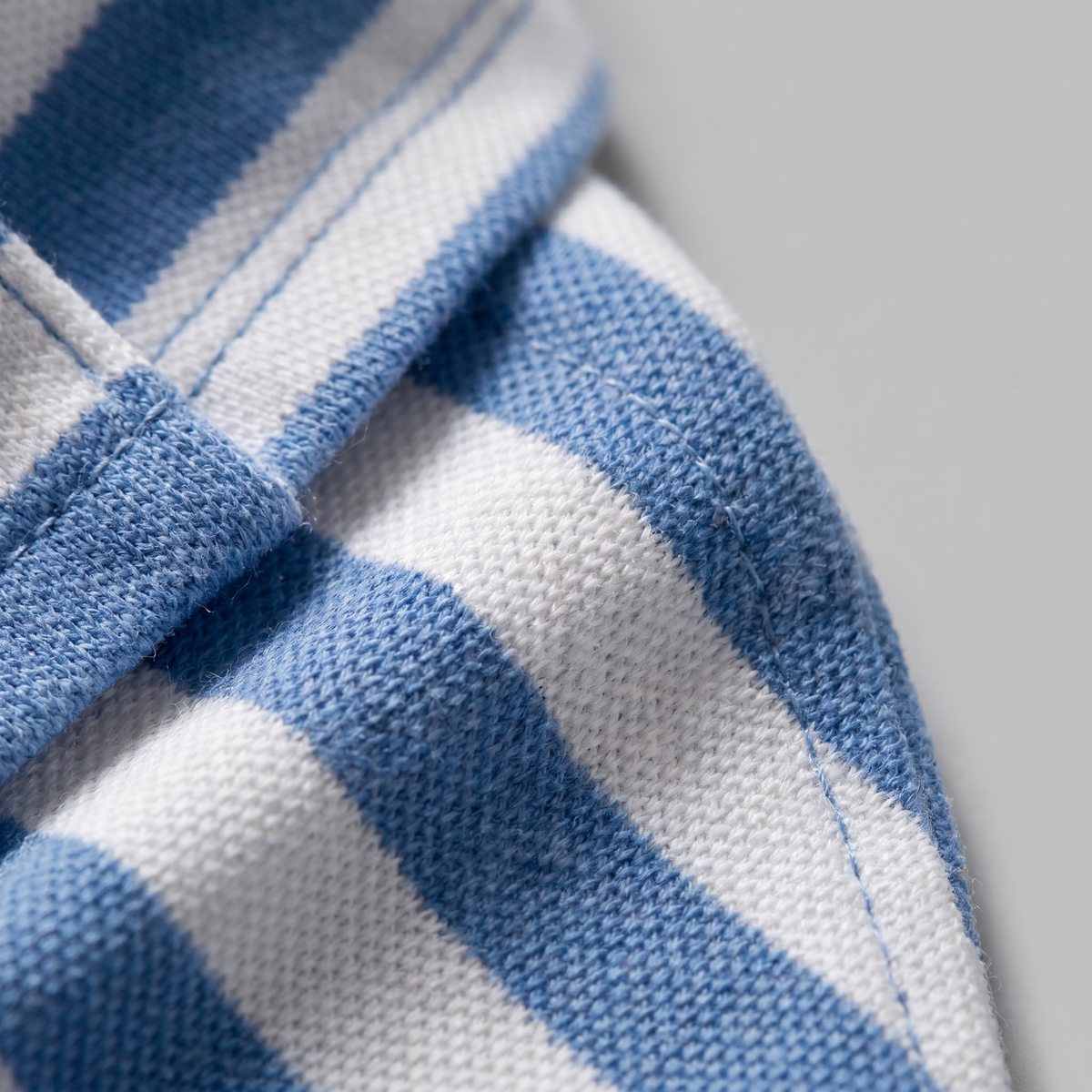 Smart Casual Polo Shirt Heren Korte Mouwen Gestreept
