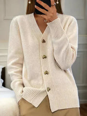 Faith - Hart Gebreide Cardigan