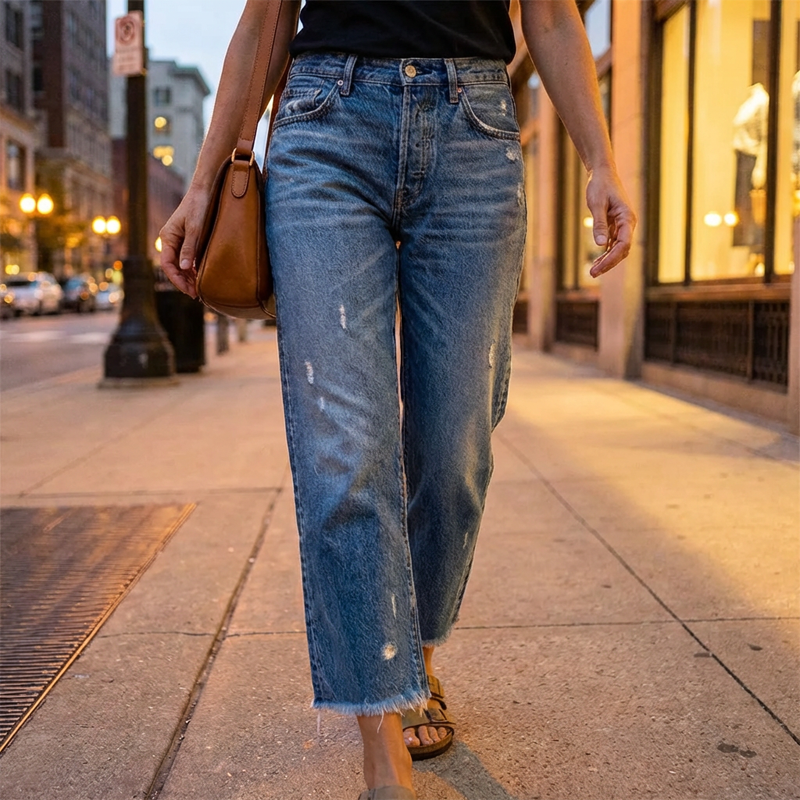 Dally | Retro-jeans met rechte pijpen voor dames