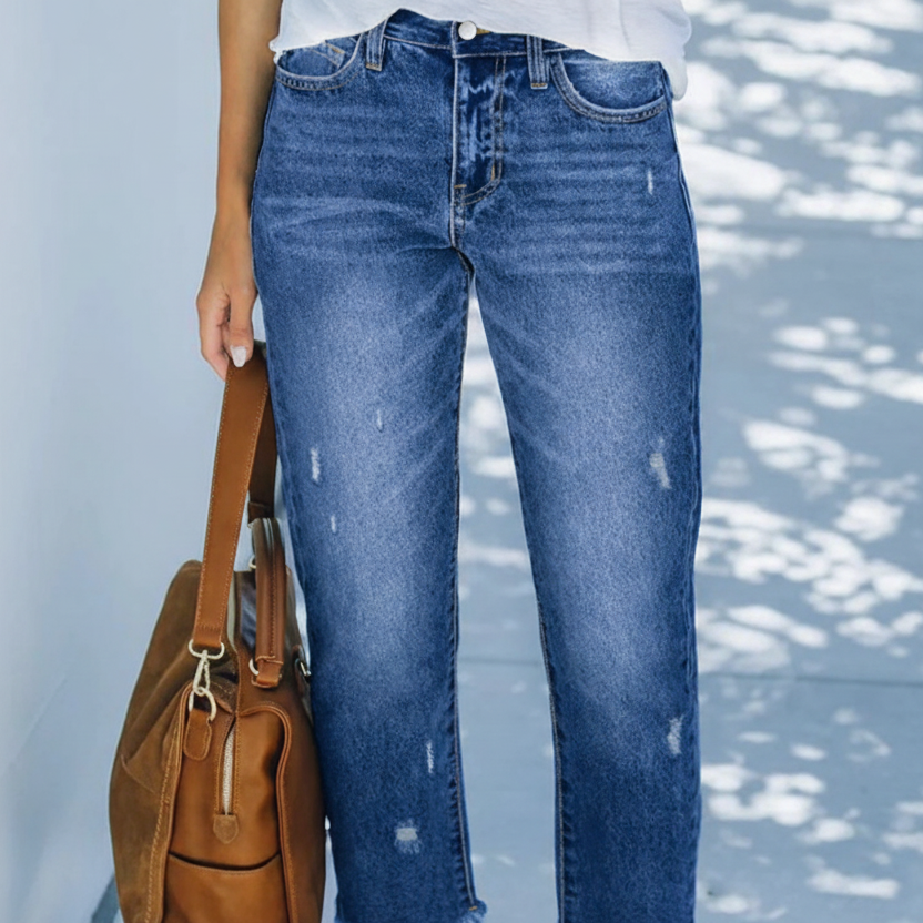 Dally | Retro-jeans met rechte pijpen voor dames