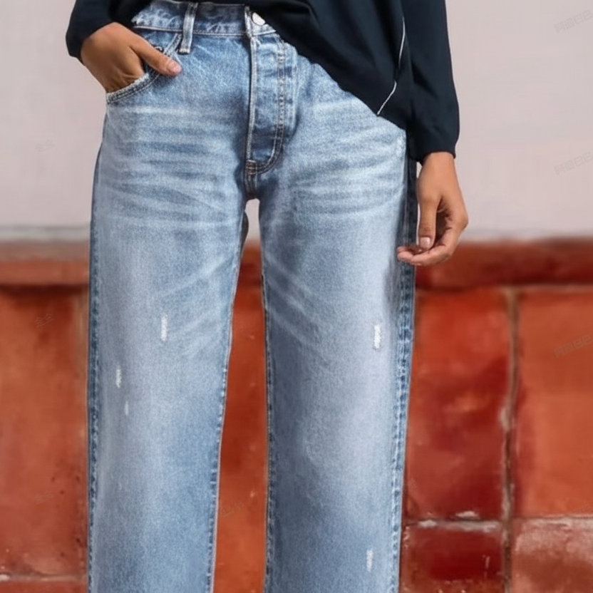 Dally | Retro-jeans met rechte pijpen voor dames
