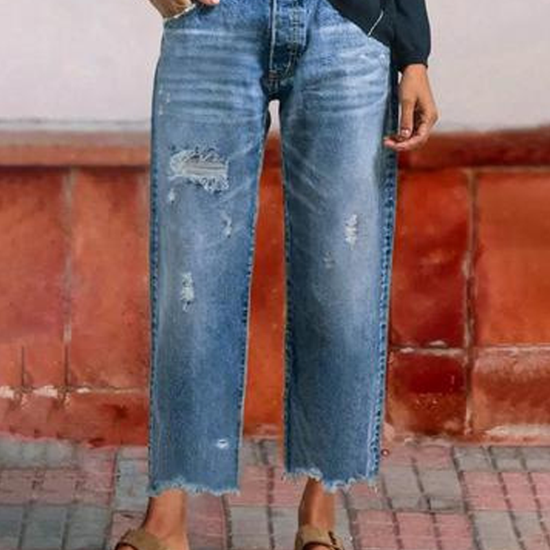 Dally | Retro-jeans met rechte pijpen voor dames
