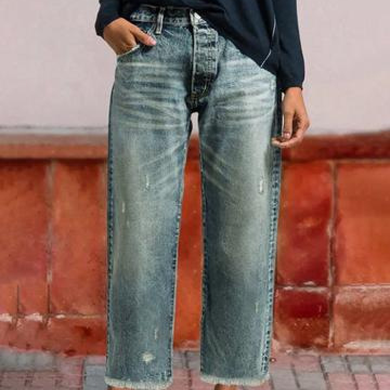 Dally | Retro-jeans met rechte pijpen voor dames
