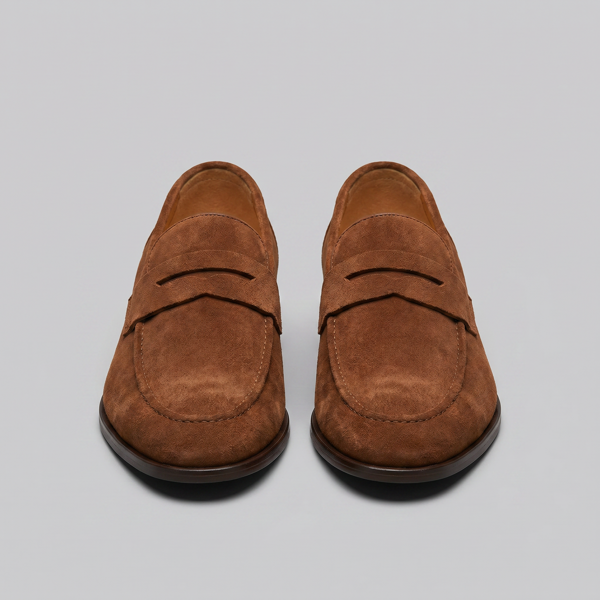 Suede Penny Loafers Heren Smart Casual