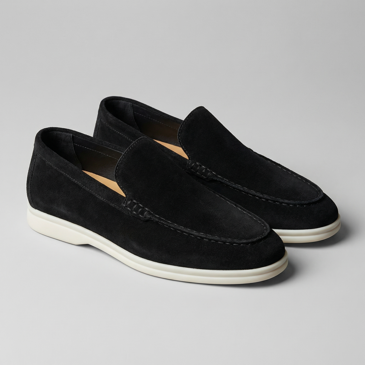 Suede Slip-On Loafers Heren Casual Formeel