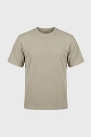 T-shirt Heren Regular Fit Waffle Textuur Korte Mouwen Casual