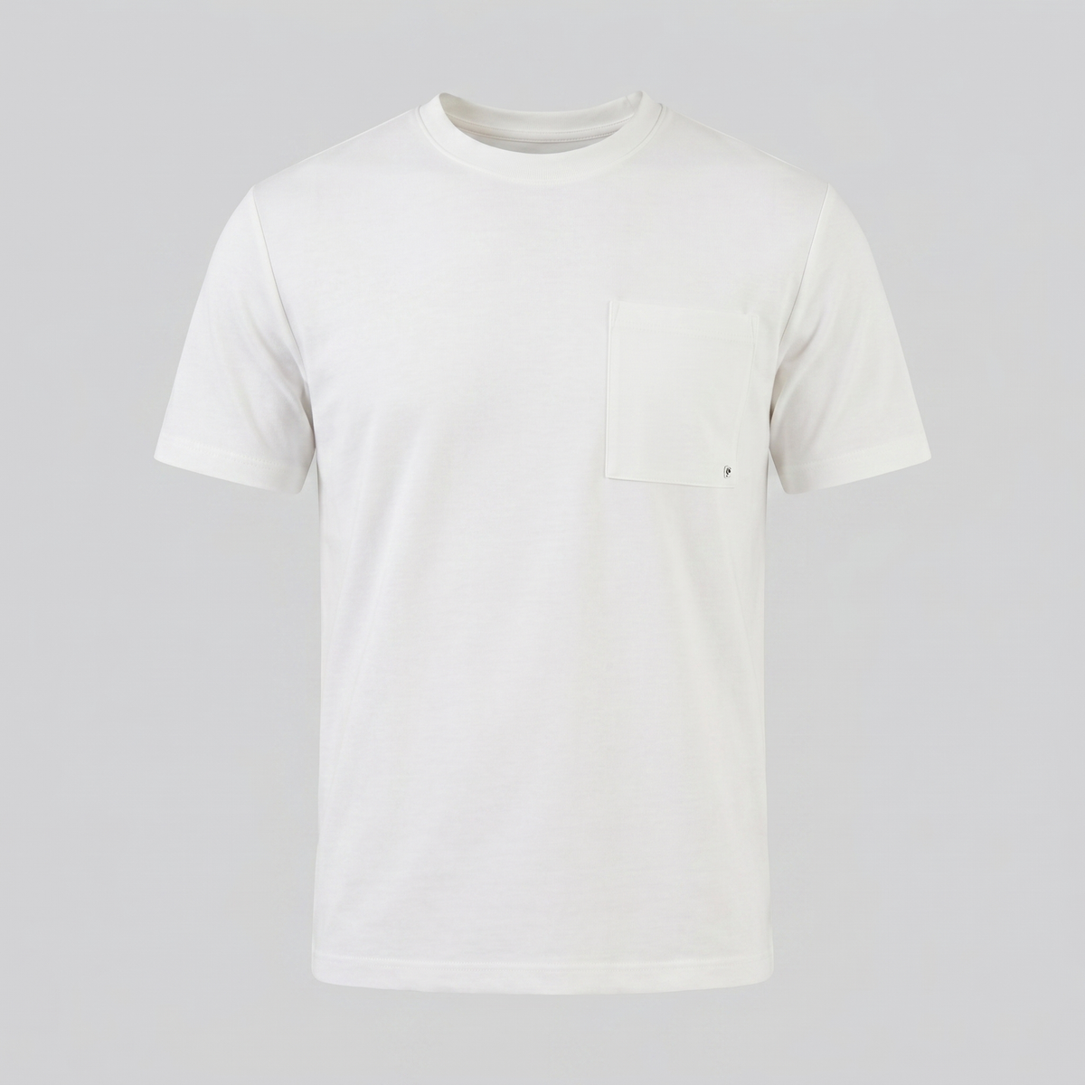 T-Shirt Heren Relaxed Fit Borststak Casual