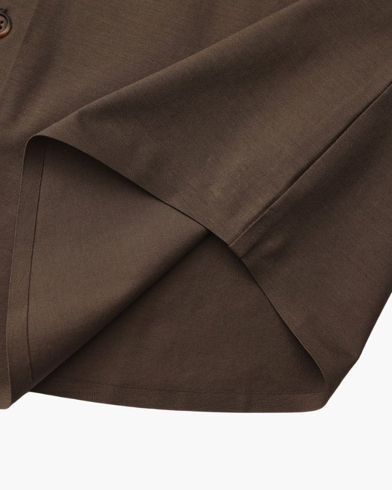 Tailored Shirt Heren Katoen Elastisch Casual Formeel