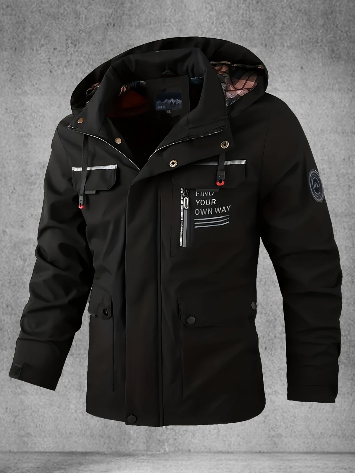 Thijs | Waterdichte & winddichte heren softshell jas met capuchon en meerdere zakken