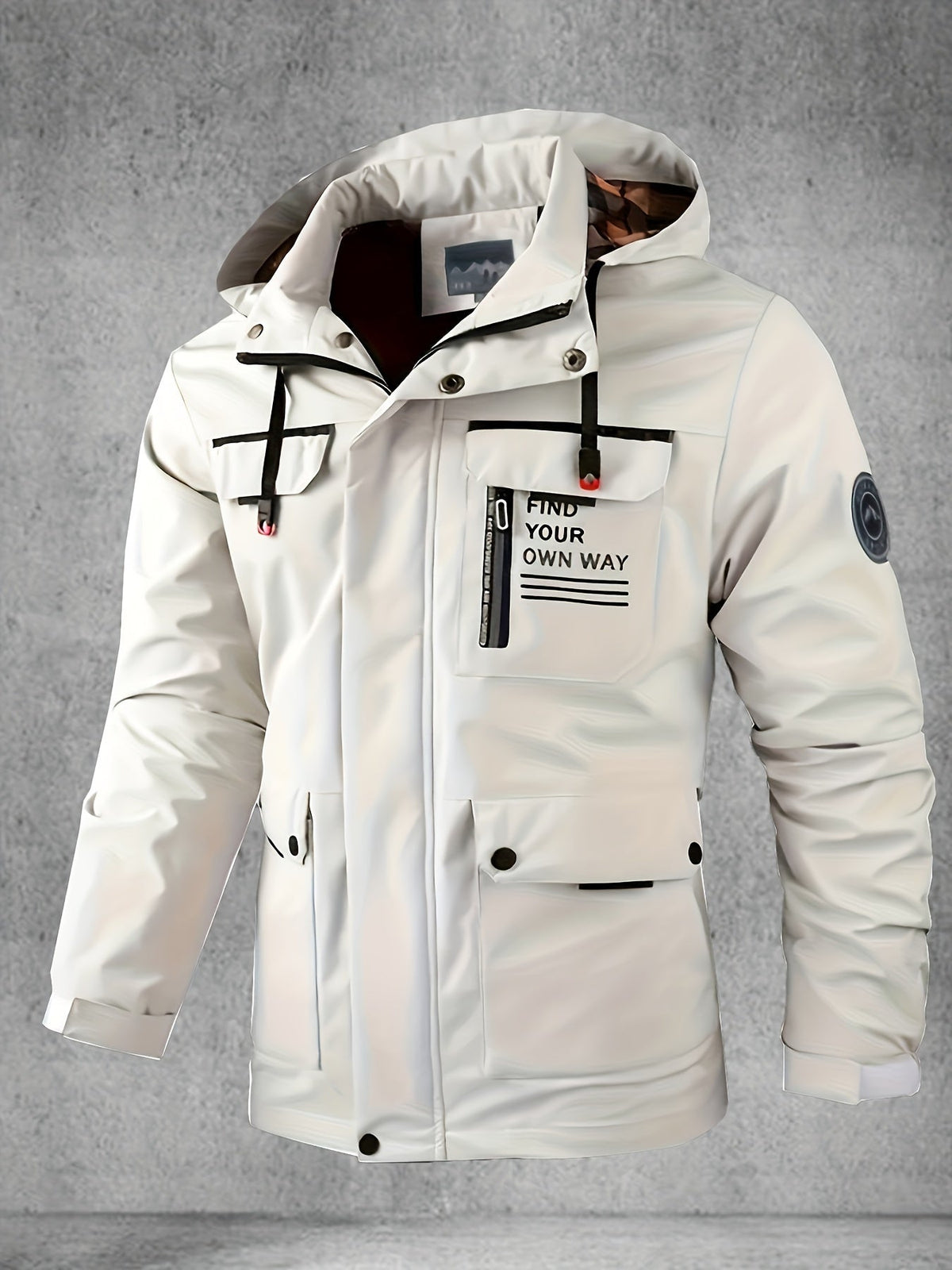 Thijs | Waterdichte & winddichte heren softshell jas met capuchon en meerdere zakken