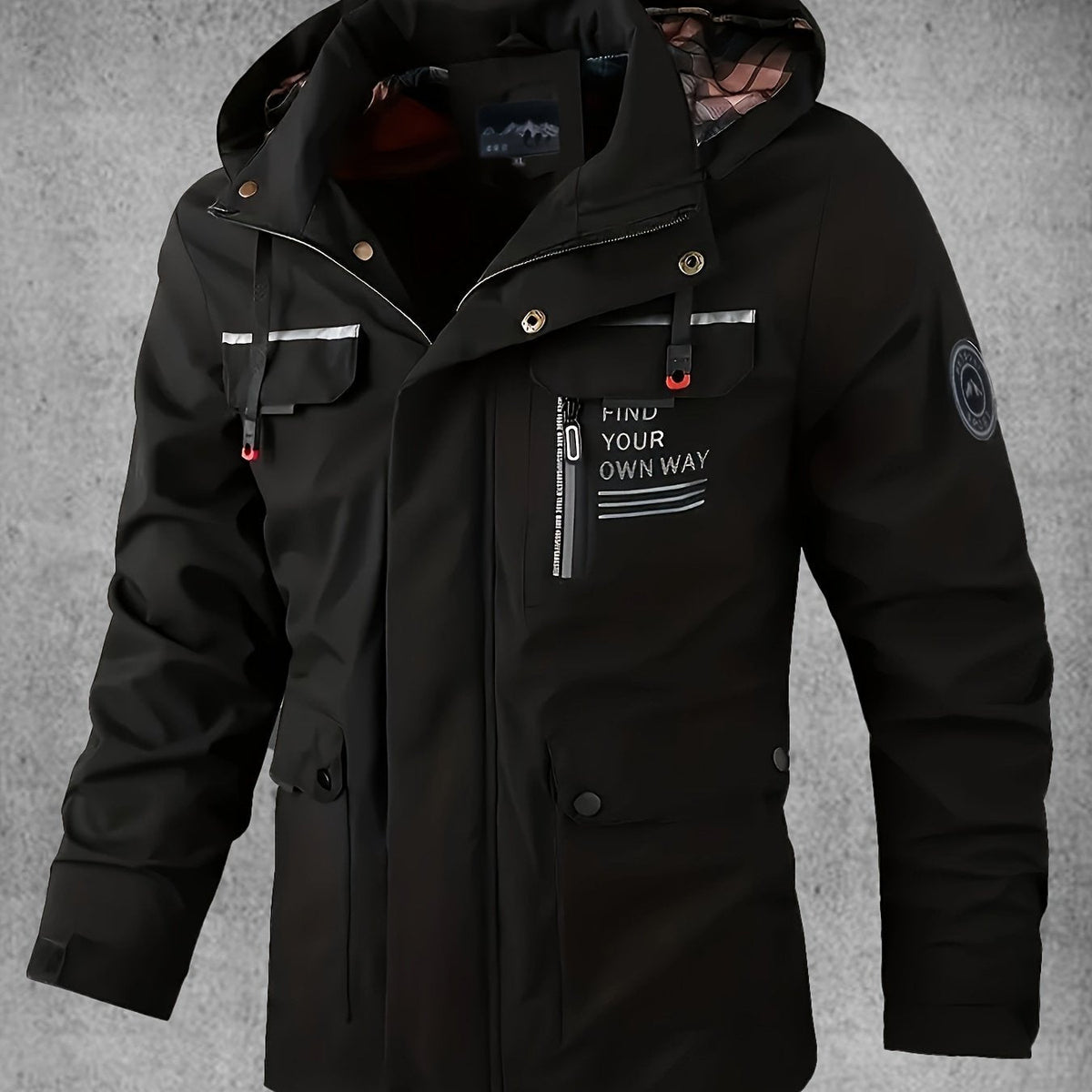 Thijs | Waterdichte & winddichte heren softshell jas met capuchon en meerdere zakken