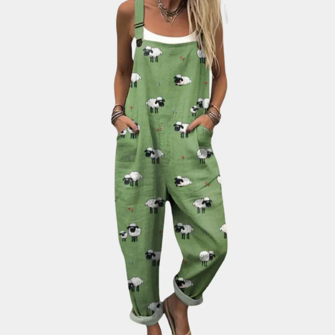 Jandis | Comfortabele tuinbroek met print