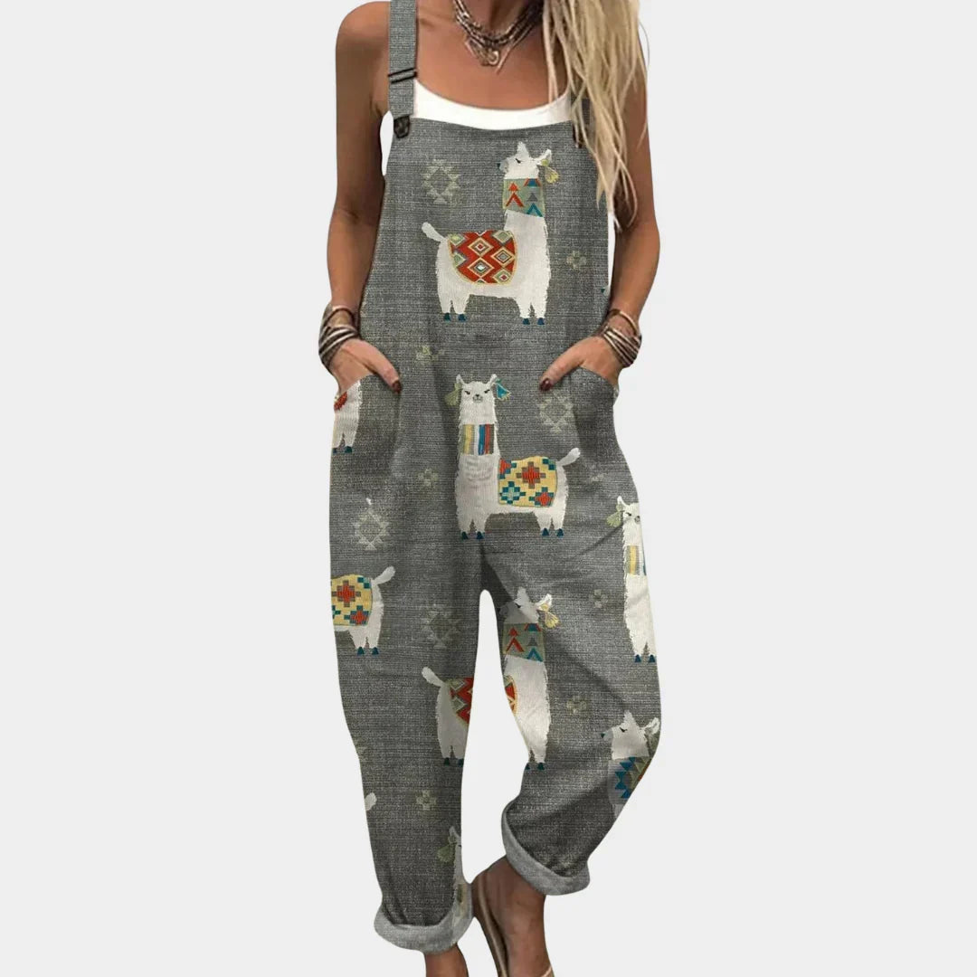 Jandis | Comfortabele tuinbroek met print