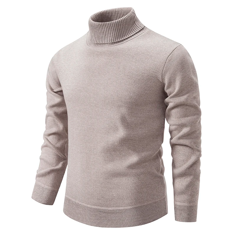 Fijngebreide Coltrui Heren Slim Fit Lange Mouwen