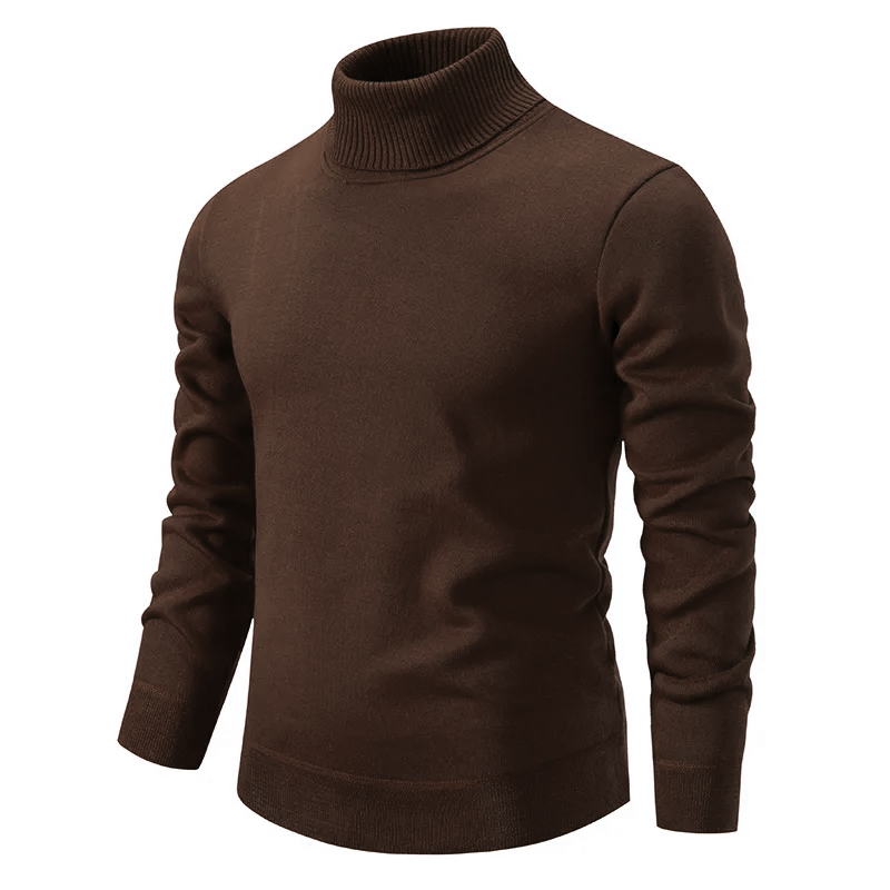 Fijngebreide Coltrui Heren Slim Fit Lange Mouwen