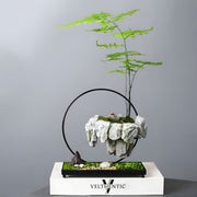 FantasyPot Handgemaakt Steenontwerp Zwevende Bonsai Pot