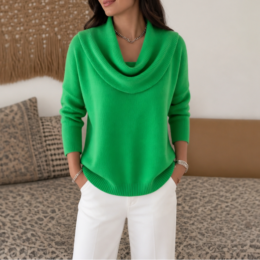 Draveline – Trui met Kraag en Drape
