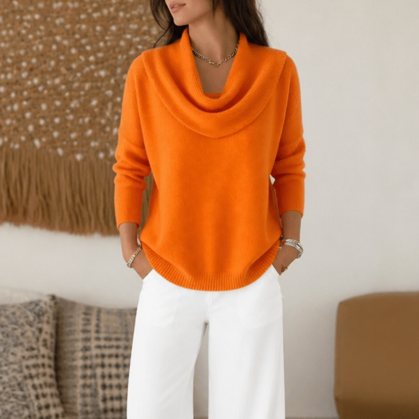 Draveline – Trui met Kraag en Drape