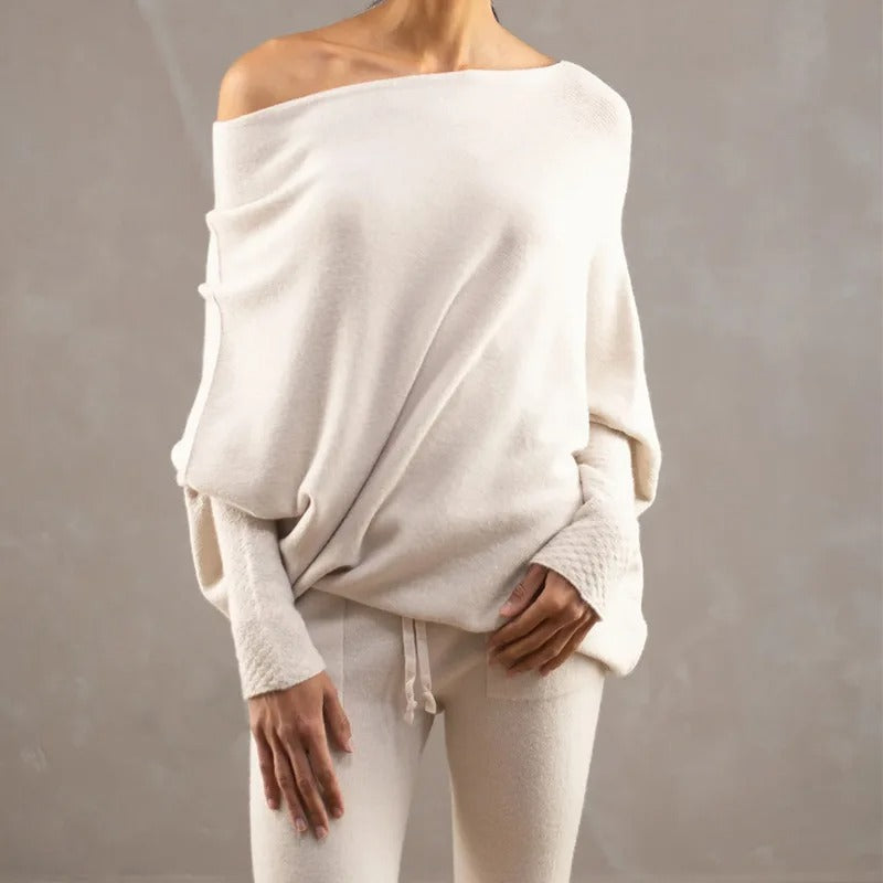 Elegante Off Shoulder Trui Dames