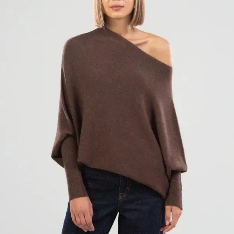 Elegante Off Shoulder Trui Dames