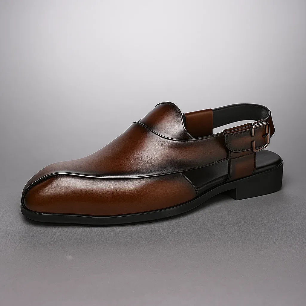 Fairford Leren Cutout Loafers