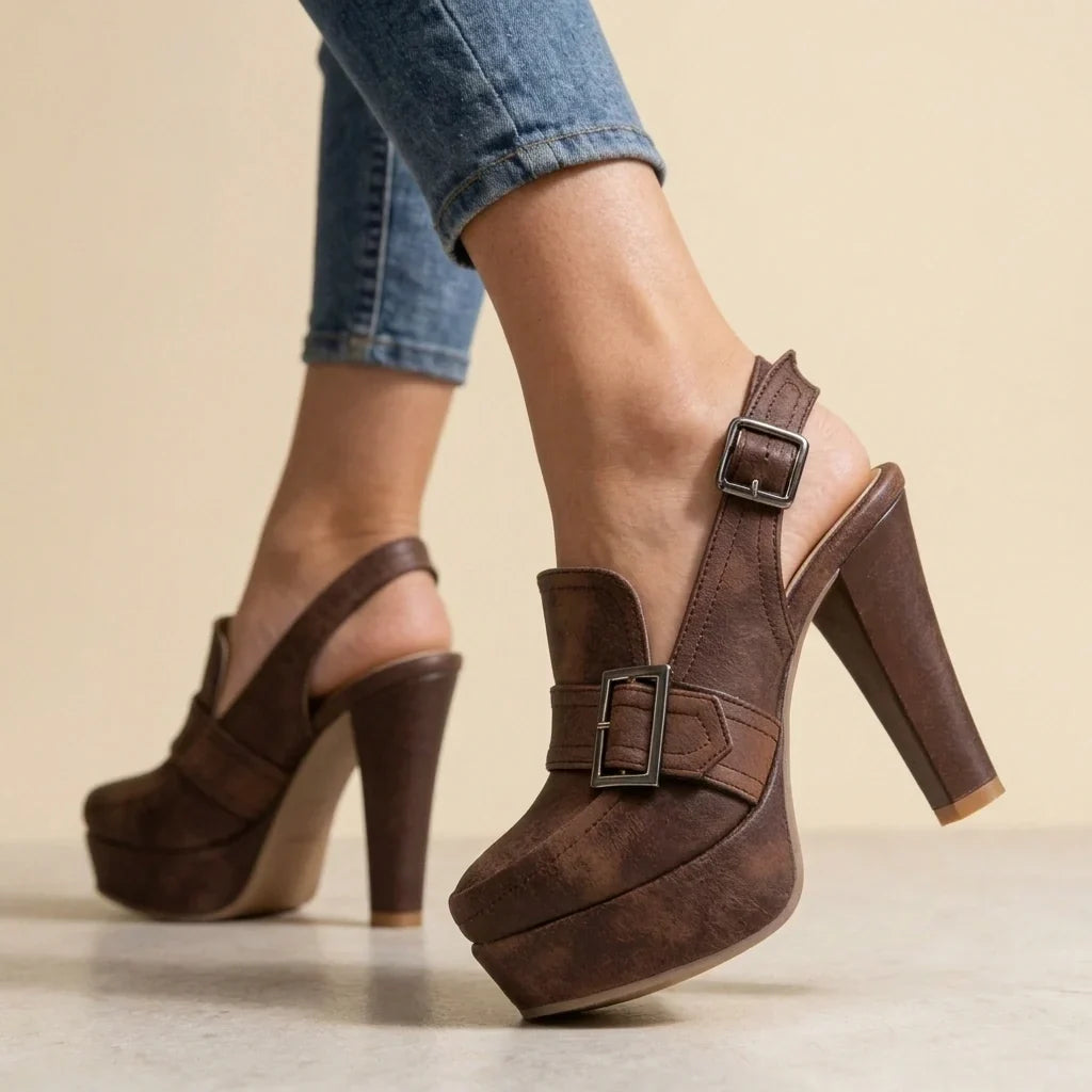 Bella Slingback Block Hakken