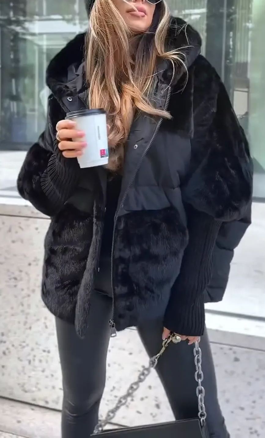 Van Laar | Dames Cozy Puffer Jast met Capuchon