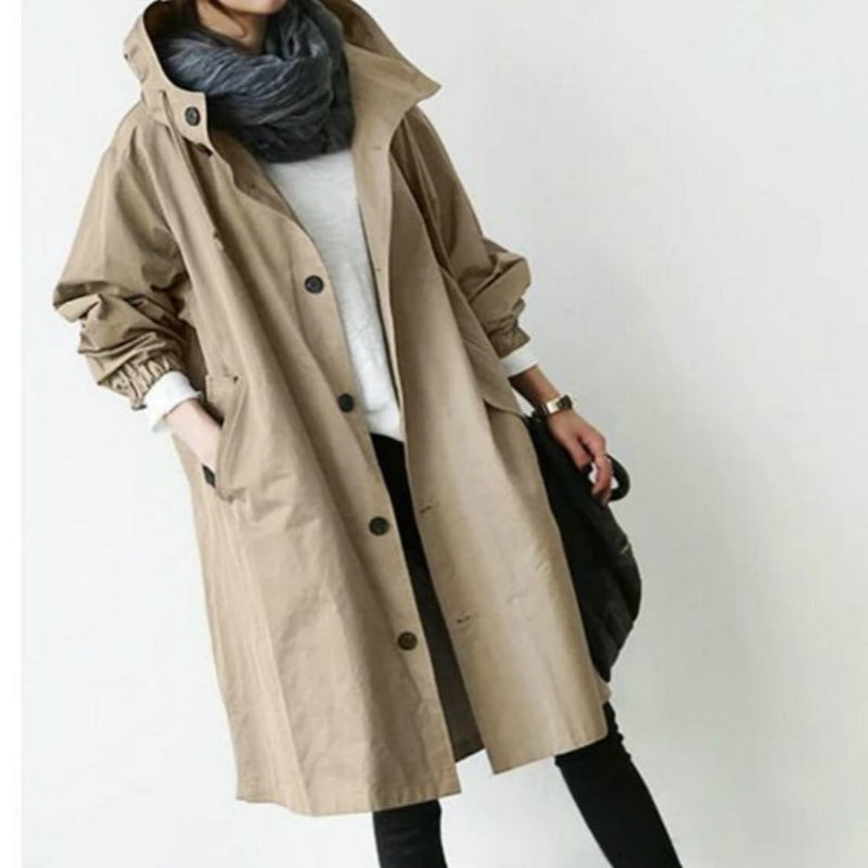 Van Laar | Waterdichte en winddichte trenchcoat voor vrouwen met capuchon