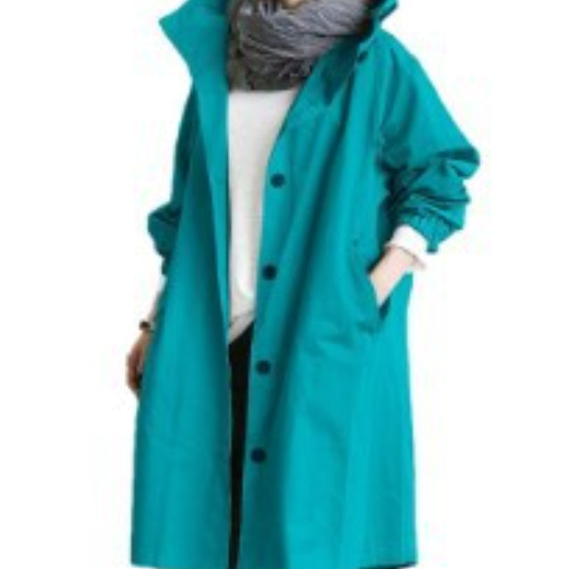 Van Laar | Waterdichte en winddichte trenchcoat voor vrouwen met capuchon