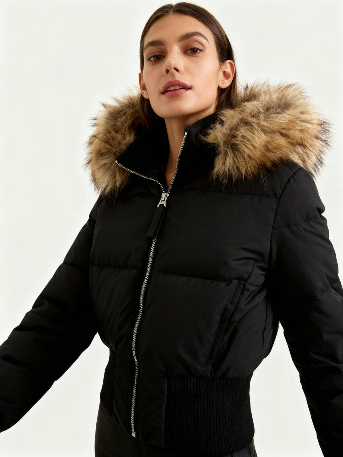 Van Laar | Dames Puffer Jast met Neppelzen Kap