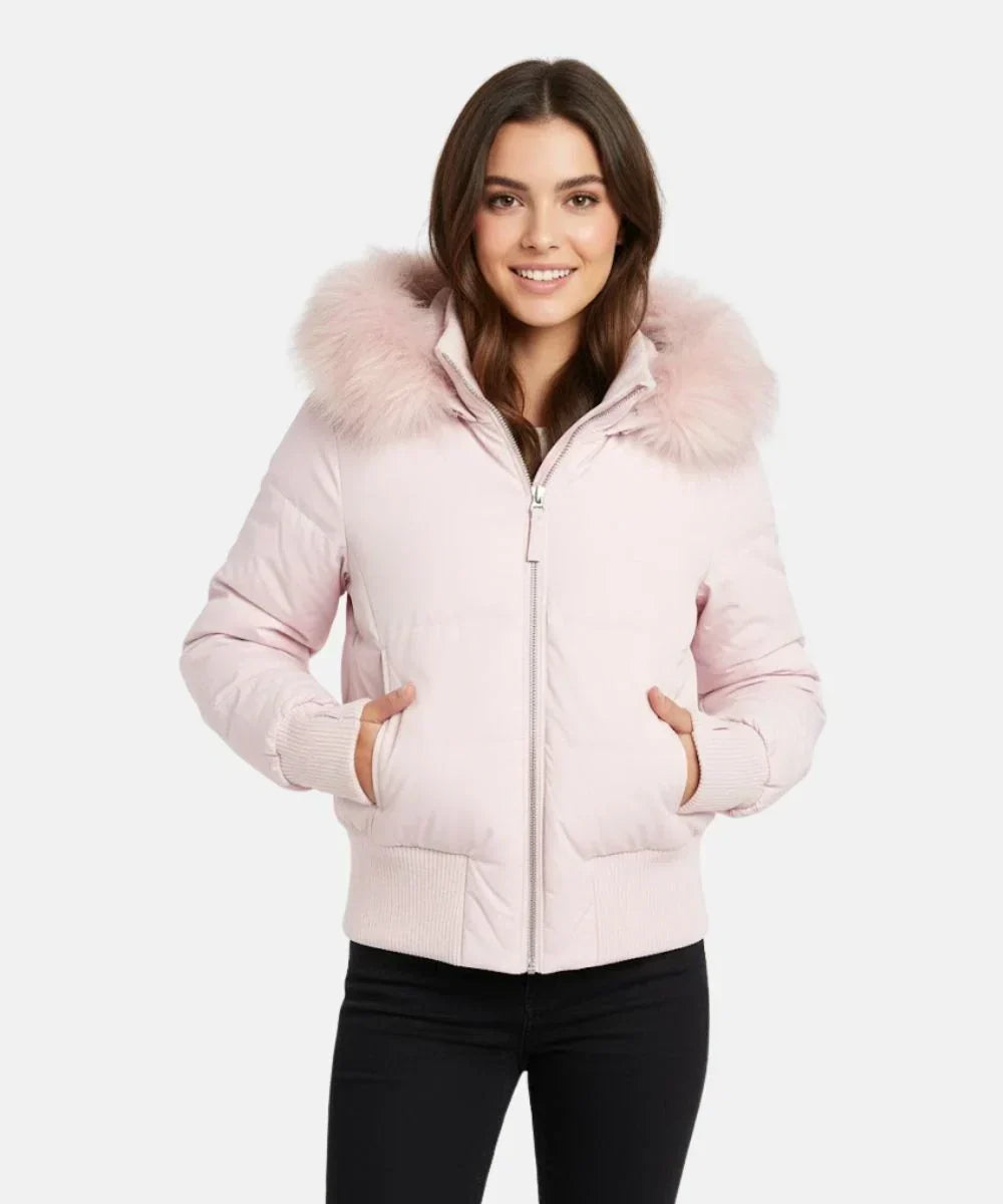 Van Laar | Dames Puffer Jast met Neppelzen Kap