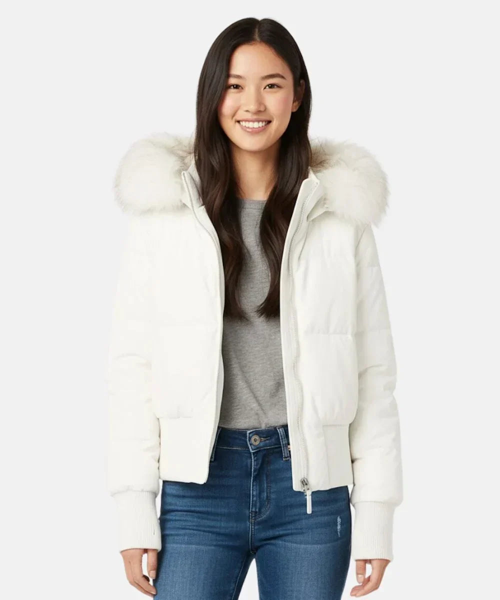 Van Laar | Dames Puffer Jast met Neppelzen Kap