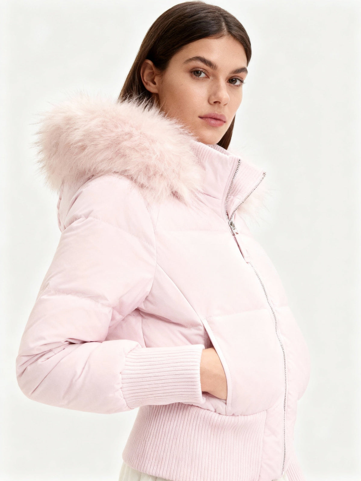 Van Laar | Dames Puffer Jast met Neppelzen Kap