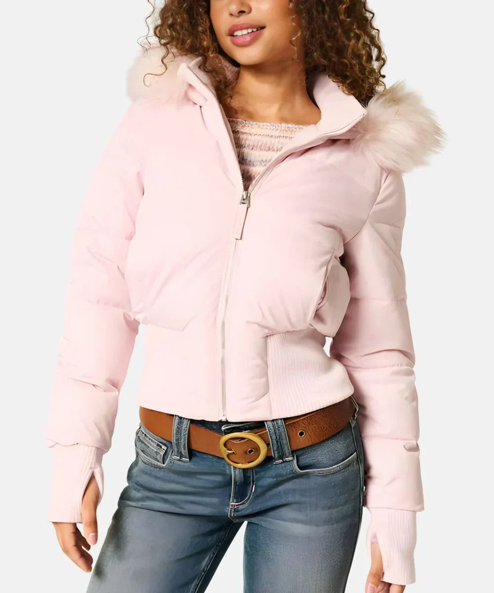 Van Laar | Dames Puffer Jast met Neppelzen Kap