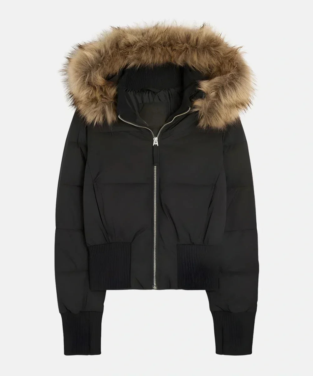 Van Laar | Dames Puffer Jast met Neppelzen Kap