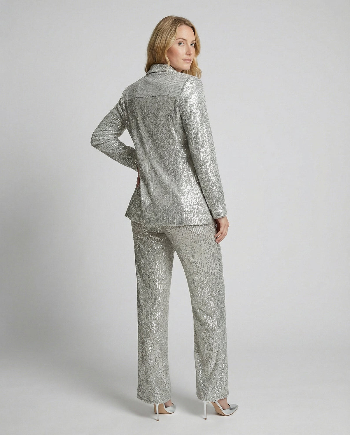 Van Laar | Vrouwen Glamoureuze Pailletten Jumpsuit