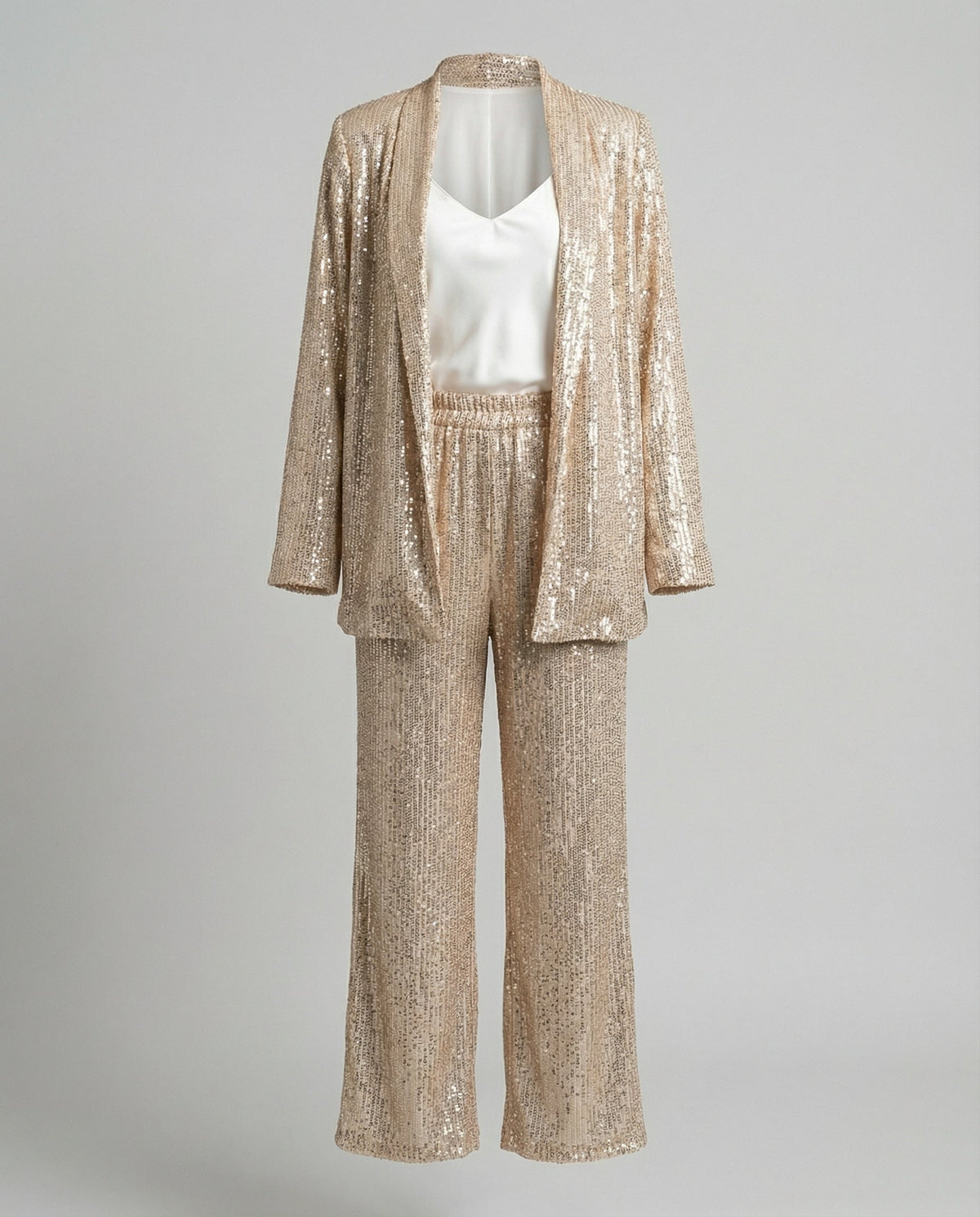 Van Laar | Vrouwen Glamoureuze Pailletten Jumpsuit