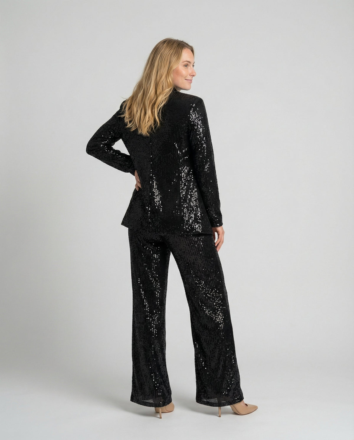 Van Laar | Vrouwen Glamoureuze Pailletten Jumpsuit