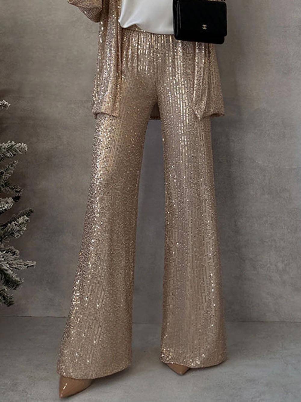 Van Laar | Vrouwen Glamoureuze Pailletten Jumpsuit
