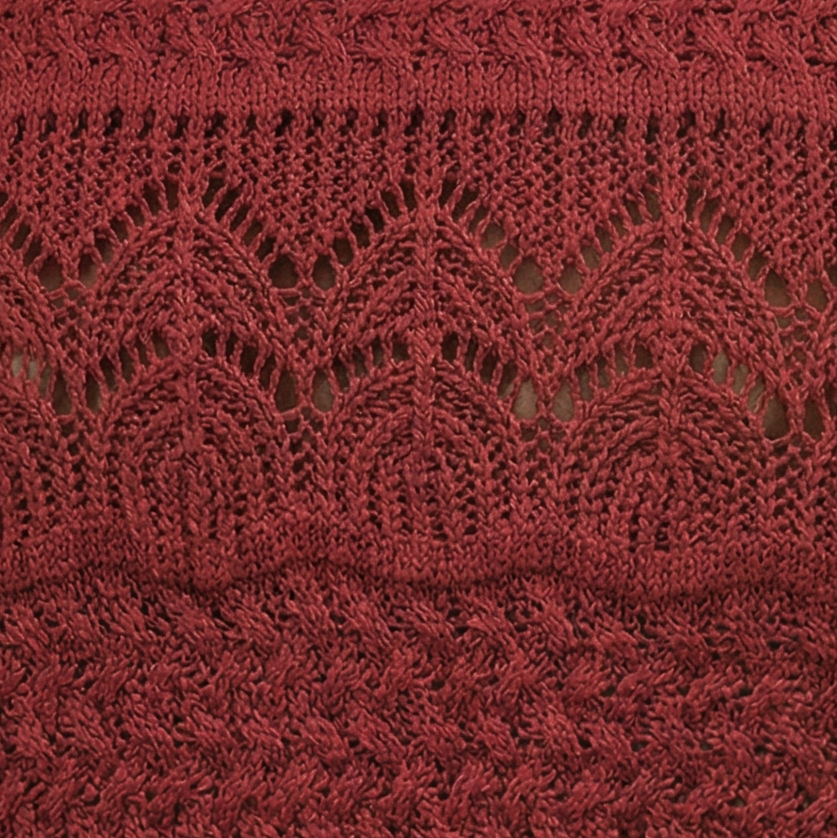 Wovelle – Dames Textured Knit Top voor Warme Dagen